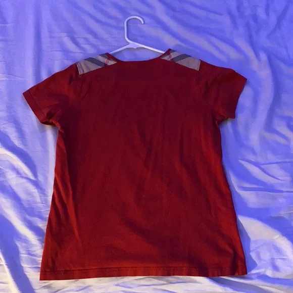 RED BURBERRY SHIRT!